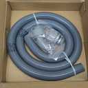 Electrical Conduit Kit 3/4'' 4FT Grey Electrical AC Whip Kit, Liquid-Tight Flexible Electrical Conduit with 90 Degree and Straight Connector Fittings
