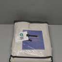 100% Blackout Shield Linen Blackout Curtains for Bedroom 84 Inches Long, Back Tab/Rod Pocket Living Room Drapes, Thermal Insulated Blackout Curtains 2 Panels Set, 50" W x 84" L, Cream