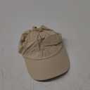 Criss Cross Hat Washed Distressed Baseball Cap Ponytail Hat High Messy Bun Ponycap for Women (One Size, A-quickdrying-khaki)