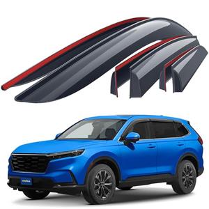 Goodyear Shatterproof Window Deflectors for Honda CR-V 2023-2025, Tape-on Rain Guards, Window Visors, Vent Deflector Visor, Car Accessories, 4 pcs. - GY008675