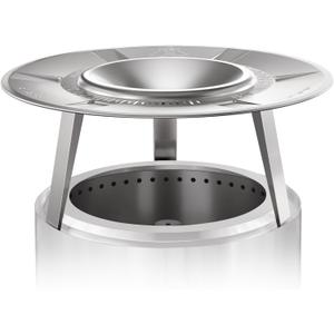 YEFU Fire Pit Heat Deflector for Solo Stove Bonfire 19.5", Portable 304 Stainless Steel Heat Diffuser Accessory for Firepit Captures and Redirects Warmth, Detachable Burner Cover Accessories YEFU Fire Pit Heat Deflector for Solo Stove Bonfire 19.5", Portable 304 Stainless Steel Heat Diffuser Accessory for Firepit Captures and Redirects Warmth, Detachable Burner Cover Accessories