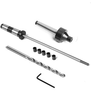 PM-002/MT1 Pen Mandrel Kit with 5pc Bush, 7mm Drill Bit and Mandrel Saver, MT1 for woodturning.