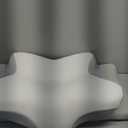 DONAMA Cervical Pillow for Neck and Shoulder,Contour Memory Foam Pillow,Ergonomic Neck Support Pillow for Side Back Stomach Sleepers with Pillowcase (Queen Size 24.8"Lx14.96"Wx5.51"H, Light Grey)