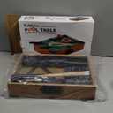 Mini Pool Table Toy  Portable Billiards Game Table for Kids & Adults, Desktop Billiard with Balls & Sticks, Family Game Night Gift for Boys Girls