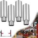 6" Tall Stack Extension Adapters for 2-Post Lift, 4Pcs Heavy Duty Truck Lift Adapters with 49mm Pin Diameter, 12,000 lbs Capacity #45 Steel Lifting Extensions for SUVs and Trucks with Running Boards