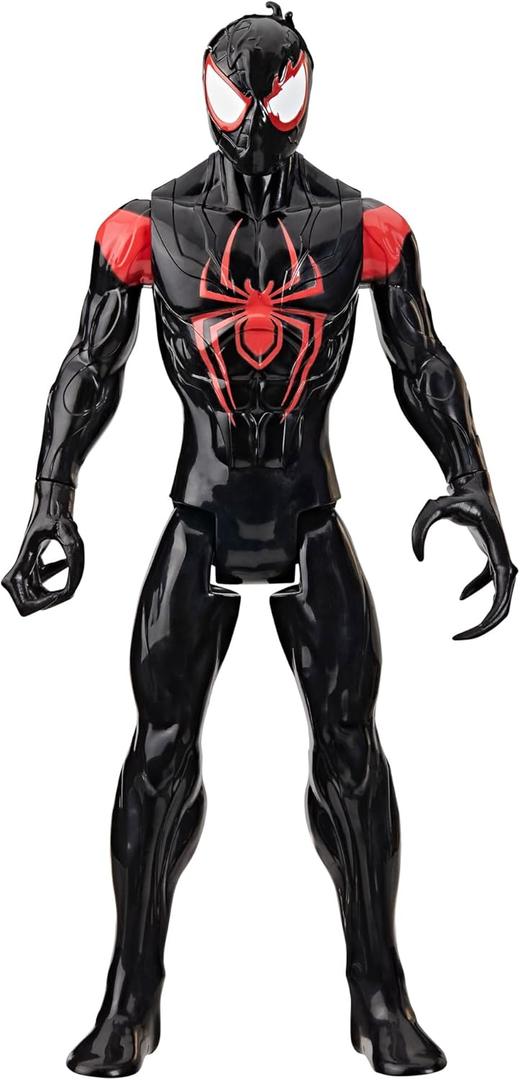Marvel Spider-Man VenomVersus Titan Hero Series Miles Morales Action Figure, 12 Inch (30 cm) Super Hero Figures & Toys for Kids Ages 4+