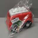 Mega Bloks First Builders Toddler Building Blocks Toy Set, Freddy Firetruck with 6 Pieces and Storage, 1 Figure, Red, Ages 1+ Years (Large)