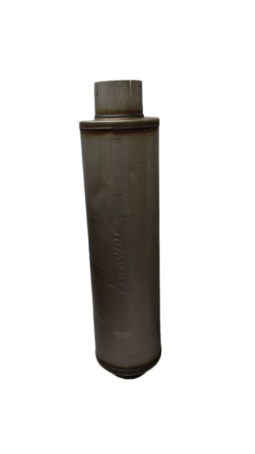 4 Muffler, Universal 4 In muffler- Performance Exhaust Stainless Steel Straight-Through Design for Cars and Trucks, Deep Aggressive Sound