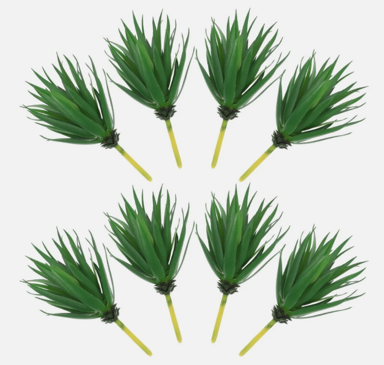 8 Pcs Artificial Hanging Plants Ferns for outside Succulents Bulk