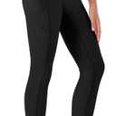 Girls Leggings with Pockets Athletic High Waisted Kids Workout Active Dance Running Yoga Pants (11-12 Years, Black)