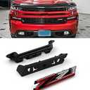 1 OEM Grille Z71 Front Emblem 3D Badge Compatible with 2019-2022 Silverado Tahoe Suburban RST 1500 HD 2500 HD 3500HD 84384428 (Chrome Red)