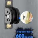 Silent Cable-Pulley-Wheel Fit for Home Gym Equipment, Clothesline, LAT Pulldown Machine, Lifting - Heavy Duty Single Mounted Pulley Block with Fixed Bearing (1)