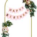 WATAKA Metal Arch Backdrop Stand, 7.2FT Gold Metal Wedding Arch Frame, Flower Balloon Arch Backdrop, Chiara Backdrop Stand Floral Frame for Party Wedding, Ceremony, Event Dcor