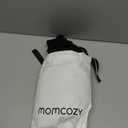 Momcozy Baby Wrap Carrier, Easy to Wear Infant Carrier Slings, Lightweight Hands Free Baby Sling, Adjustable Baby Carriers for Newborn to Toddler 8-35 lbs, Black