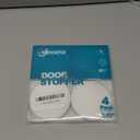 Neoera Door Stopper Wall Protector (4Pack) 3.15" Larger Rubber Door Handle Bumper, Wall Protectors with Premium Self Adhesive Sticker for Protecting Wall (White)