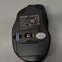 TECKNET Wireless Mouse, 2.4G Ergonomic Optical Mouse, Computer Mouse for Laptop, PC, Computer, Chromebook, Notebook, 6 Buttons, 24 Months Battery Life, 2600 DPI, 5 Adjustment Levels - Purple