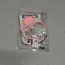 Tile Sticker Holder Cat Tracking Collar (2024) - Breakaway, Reflective Kitten Collar with Bell and Holding Case for Tile by Life360 (Pink)