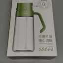 Oil Sprayer for Cooking-2 in 1 Olive Oil Dispenser, 550 ml /18.6 oz Oil Dispenser Bottle Oil Mister for Air Fryer, BBQ,Salad, Frying, Barbecue (White)