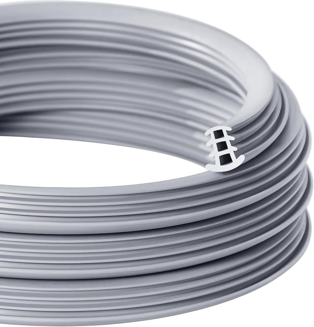 Flexible EPDM Rubber Strip (100 ft Long and 1/2 inch Wide) for Concrete Crack Repair and Replacement - Weather and Aging Resistant Expansion Joint Filler for Driveways and Sidewalks