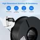Creality 3D Printer Filament, 3D Printing Filament Tougher and Stronger, Accuracy +/- 0.02mm,2kg,White*2