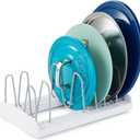 YouCopia StoreMore Adjustable Pot Lid Organizer, Standard, White