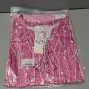 Poetsky Womens Tunic Tops 3/4 Bell Sleeve Loose Fit Tunics Dressy Casual Side Split Flare Top for Leggings S-3XL (Pink, L)