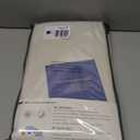 100% Blackout Shield Linen Blackout Curtains for Bedroom 84 Inches Long, Back Tab/Rod Pocket Living Room Drapes, Thermal Insulated Blackout Curtains 2 Panels Set, 50" W x 84" L, Cream