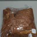 Gihuo Women's Winter Cropped Puffer Vest Stand Collar Zip Up Sleeveless Padded Jacket Lightweight Outerwear(Brown-S)