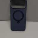 TORRAS Q3 Silicone for iPhone 17 Pro Max Case with Stand, Fit for MagSafe, Liquid Silicone Soft Cozy Grip, 360 Spin Stand, Camera Control, Protective Case for iPhone 17 Pro Max Silicone, Deep Blue