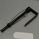 Paper Towel Holder Under Cabinet, Single Hand Operable Wall Mount with Damping Effect, Self-Adhesive or Drilled for Kitchen Bathroom, Black