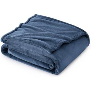 Bedsure GentleSoft Fleece Throw Blanket Mineral Blue - 300GSM Blankets for Couch, Sofa, Bed, Soft Lightweight Plush Cozy Throws for Toddlers, 50x60 inches