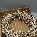 Artificial Winter Wreaths for Front Door 20 Inches White Wreath Rustic White Berry Twig Wreath for Indoors Porch Windows Wall Outdoor Christmas Celebration