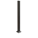 Weatherables Aluminum Railing Post Kit – Aluminum Post Kit for Arlington, Georgetown, and Cornell Railing Kits, Made with Durable Black Textured Powder-Coat Finish (3 in. x 3 in. x 45 in.)