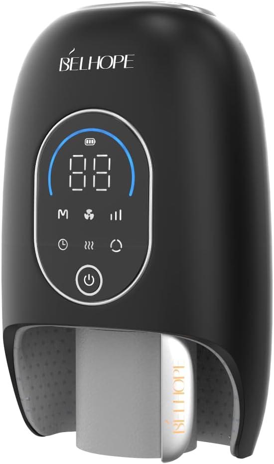 Hand Massage Device with 9 Modes and 4 Heating Options for Hot and Cold Therapy Hand and Wrist Massager for Arthritis and Carpal Tunnel Relief Ideal Home Gift FSA HSA Eligible