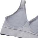 Hanes Women's Cozy Wireless Bra, Full-Coverage Pullover Bra, Seamless T-Shirt Bra (Beige, XL)