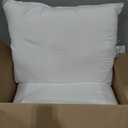 Amazon Basics Down Alternative Pillow for Back Side Sleepers, Medium Density, Standard Size, 26" x 20", 2-Pack, White