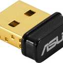 ASUS USB-BT500 USB Adapter with Ultra Small Design, Bluetooth 5, Backward Compatible with Bluetooth2.1/3.x/4.x, TAA Compliant (USB-BT500)
