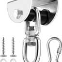 Eapele Heavy Bag Hanger, Punching Bag Mount for Ceiling 360 Swivel Wood Beam Holder for Boxing Bag, Heavy Bag, Gym Punching Bag, Speed Bag, Aerial Yoga Swing, Gymnastic Rings, Sandbag, Hammock