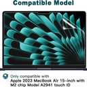 2 Packs 15.3 inch Anti-glare Screen Protector Compatible with Apple 2023 MacBook Air Laptop M2(A2941), anti-Anti-Scratch Anti-Fingerprint 15.3 inch Laptop Matte Screen Protector