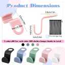 400 Pcs Hanger Hooks,Clothes Hanger Connector Hooks
