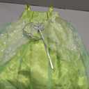 Princess Dresses for Girls, Lights RGB Music Sync Halloween Costume with App Control Remote, Cosplay Dress Up Clothes for Girls & Accessories Green Fairy Dress Princess Ball Gown Kids