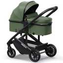 newyoo Infant Stroller with Bassinet Mode, Nestro 516M, Convertible Baby Strollers with Reversible Seat & Cup Holder, Coches para Bebes, 2-in-1 Rear-Facing Pram, Muted Olive