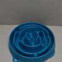 Outward Hound Large Slow Feeder Bowl, Puzzle Maze for Fast Eaters, Medium to Large Dogs, Helps Prevent Bloat & Aid Digestion, Holds 4 Cups Wet or Dry Food, Non-Slip, Made Without BPA, Turquoise