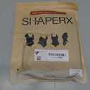 SHAPERX Women's Shapewear Bodysuit Tummy Control Body Shaper Seamless Sculpting Snatched Waist Body Suit (2XL/3XL, 2-black (Mid Thigh))