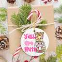 2 x Nutcracker Christmas Ornaments for Christmas Tree Small Nut Cracker Ornament Ceramic Hanging Decorations Pink Nutcracker Ornaments for Holiday Xmas Decor Gift Exchanges Party Supplies(nuts1)