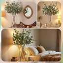 Giegxin 6 Pcs 30" Extra Long Artificial Eucalyptus Stems, Tall Greenery Stems, Fake Eucalyptus Plants for Large Vases, Wedding & Home Party Decor, Realistic Silk Leaves