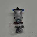 RV Water Pump 4008-101-A65/E65 | 3.0 GPM - 55 PSI | 12V Camper RV Water Pump | On Demand Diaphragm | Quiet & Smooth Operation | Self Priming | Quick Attach Fitting | 1 Pump + 1 Strainer