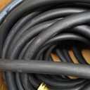 Continental Premium Garden Black Heavy Duty Cold Water Garden Hose, 5/8in Inside Diameter x 100ft Length, Male x Female Garden Hose Thread