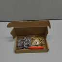 803Pcs Grommet Eyelet Pliers Kit, 1/4 Inch Grommet Tool Kit with 800 Metal Eyelets, Grommet Hand Press kit for Leather Crafts(Inside Dia: 6.4mm/Outer Dia: 12mm (A.I.S.)/Flange Width: ~3mm)