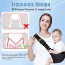 Marrlly Baby Sling Carrier 2026 Baby Carrier Newborn to Toddler Sling Lightweight Baby Carrier Sling with Adjustable Straps Toddler Carrier Wrap for 10-30 lbs(Gray)